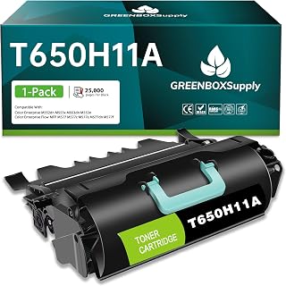 GREENBOX T650H11A T650H Toner Cartridge 25,000 Pages High Yield, 1 Black | Compatible for Lexmark T650H11A T650n T650dn T650dtn T652 T652n T652dn T652dtn T654 T654n T654dn T654dtn T656dne Printer