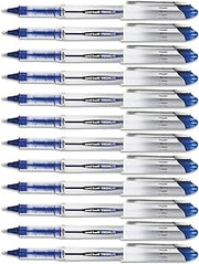 Uni-Ball Vision Elite Stick Rollerball Pen, 0.8mm, Bold Point, Blue Ink, 12-Count