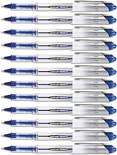 Uni-Ball Vision Elite Stick Rollerball Pen, 0.8mm, Bold Point, Blue Ink, 12-Count