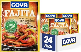 Foods Fajita Seasoning Mix by Goya – 1.25 Ounce (Pack of 24), Pack of 24, Model 3793