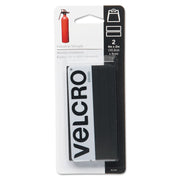 Velcro 90199 Industrial Strength Sticky-Back Hook and Loop Fastener Strips by VELCRO Brand – 4 x 2, Black, Pack of 3, Model VEK90199