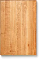 John Boos R-Board Series Rectangular Wooden Maple Cutting Board 18”x12” | – 1.5” Thick, 10-lb Reversible Butcher Block with Edge-Grain & Finger Grips – Made in the USA