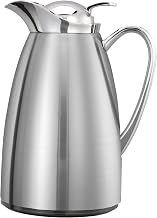 Classy Carafe by Service Ideas – 20.3 Ounces, 0.6 liters, Stainless Steel, Brushed, Model CJZ6BS