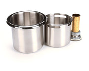 Dipperwell Bowl and Drain Assembly by T&S Brass – not_applicable, 26.5 liters_per_minute, Stainless Steel, White, Model 006678-45