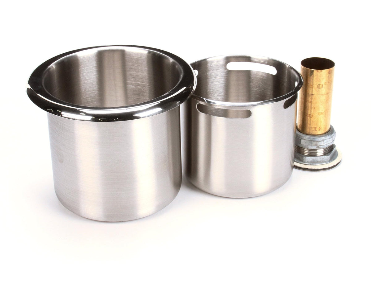 Dipperwell Bowl and Drain Assembly by T&S Brass – not_applicable, 26.5 liters_per_minute, Stainless Steel, White, Model 006678-45