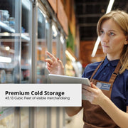 Traulsen (2) Split Glass Doors / Silver / 45.13 cubic_feet Refrigerators