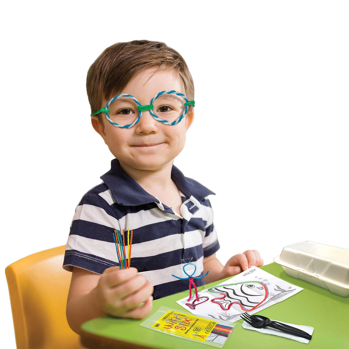 WikkiStix Sea Life Pak Features 12 Sea Creatures with Hands-on Activity and Fun Fact on Each by Wikki Stix – Small, knitting yarn and food-grade wax.