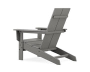 Contemporary Modern Adirondack Chair in Sunset Red by Polywood – 28.7 x 36.16 x 35.95 inches, High Density Polyethylene (HDPE), Sunset Red, Model AD4022SR