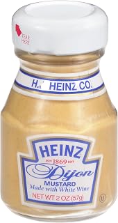 HEINZ Dijon Mustard Single Serve (60 ct Casepack, 2 oz Bottles)