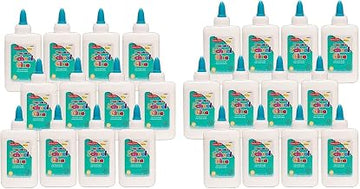CLI CHL46004-24 Charles Leonard Economy Washable School Glue, 4 oz., Pack of 24