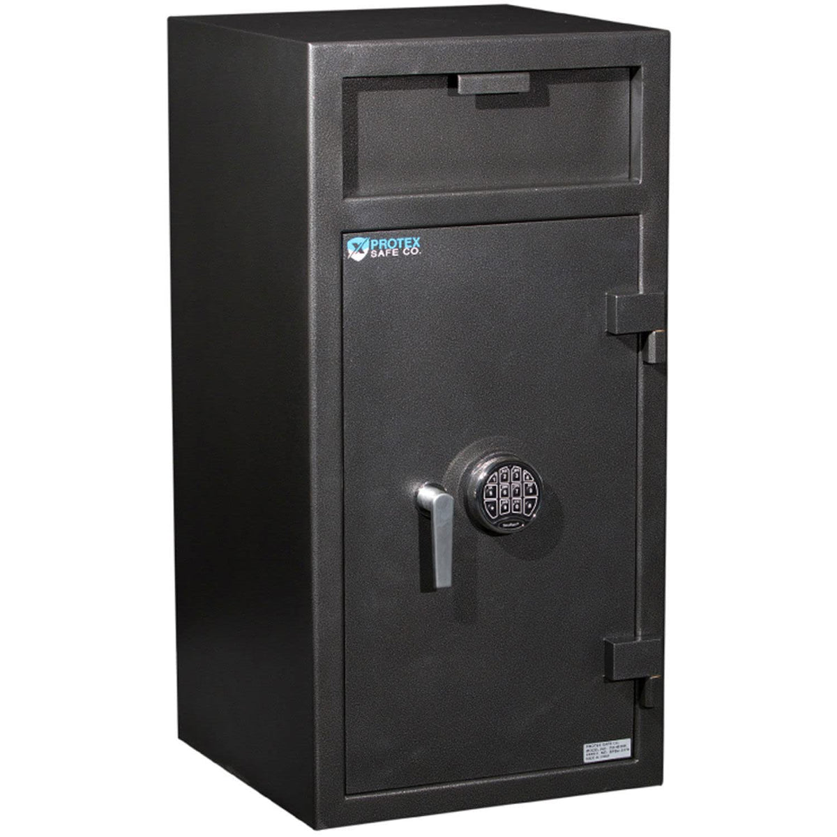 Protex Electronic Front Drop Depository Safe by Protex Safe Co. – Alloy Steel, Gray, Model FD-4020K