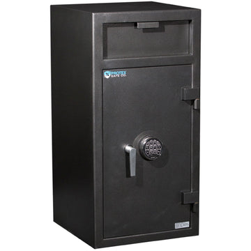 Protex Electronic Front Drop Depository Safe by Protex Safe Co. – Alloy Steel, Gray, Model FD-4020K