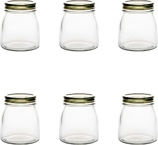 10 Strawberry Street Catania Canning Jar, Set of 6