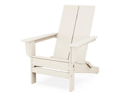 Contemporary Modern Folding Adirondack Chair in Sand by Polywood – Plastic, Sand, Model AD5022SA