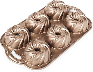 Nordic Ware Swirl Bundtlette Pan, Toffee