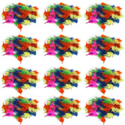 Creative Arts™ Turkey Feathers by Charles Leonard – Small, Turkey Feather, Assorted Hot Colors, Pack of 12, Model CHL63030-12