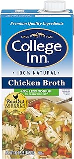 College Inn 40% Less Sodium Chicken Broth, 32 Fl Oz | CI Broth Carton - Chicken 40% Less Sodium 32 oz