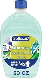 Softsoap Antibacterial Hand Soap Refill, Fresh Citrus Scent, 50 fl oz