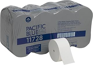 Pacific Blue Ultra Coreless Toilet Paper Refill by GP PRO (Georgia-Pacific), 11728, 1700 Sheets Per Roll, 24 Rolls Per Case, White