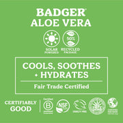 SPF 40 Sport Mineral Sunscreen Cream & Organic Aloe Gel by Badger – 3.45 Fl Oz (Pack of 2), Pack of 2