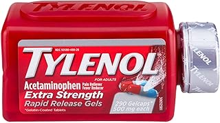 Tylenol Rapid Release Gels (290 ct.) (2 Pack)