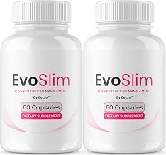(2 Pack) Evo Slim Capsules - Official EvoSlim Pills Advanced Formula with All Natural Ingredients, Premium Maximum Strength Wellness & Overall Health Support, 120 Capsules for 2 Months