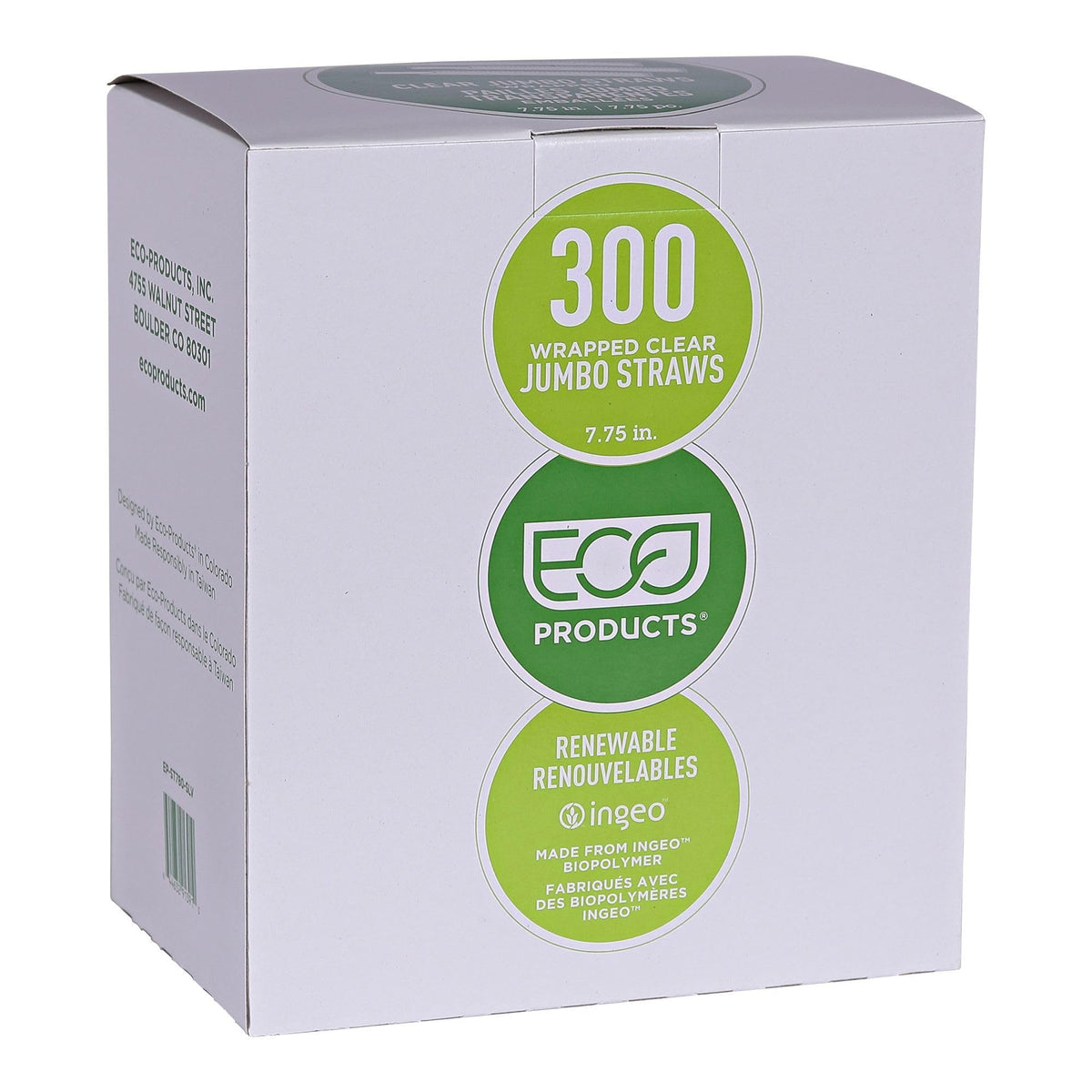 ECO PRODUCTS 7.75" / 9600 / Wrapped Straws