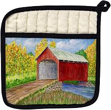 Betsy Drake PT028 Dicks Covered Bridge Pot Holder