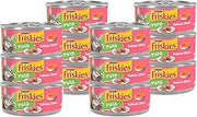 Friskies Purina Salmon Dinner Pate Wet Cat Food 5.5 Ounce (Pack of 12)