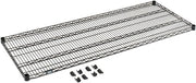 Nexel Global Industrial Black Epoxy Wire Shelf 60" W x 24" D