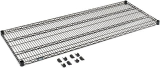 Nexel Global Industrial Black Epoxy Wire Shelf 60" W x 24" D
