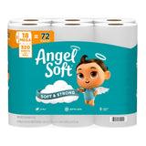 Toilet Paper by Angel Soft – 18 Mega Rolls (320 Sheets Each), Paper, White, Model 79567/54
