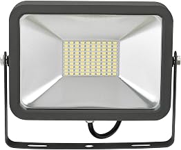 LED Flood Light by Global Industrial – 9.5"L x 1.65"W x 6.61"H, Die Cast Aluminum Housing, Bronze, Model CSFL-50-5K