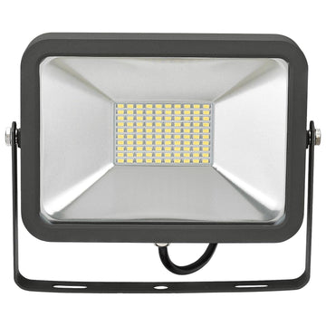 LED Flood Light by Global Industrial – 9.5"L x 1.65"W x 6.61"H, Die Cast Aluminum Housing, Bronze, Model CSFL-50-5K