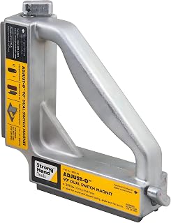 Strong Hand Tools Adjust-O, 90° Dual Switch Magnet Square, MS2-90, Max. Pull Force: 265 LBS