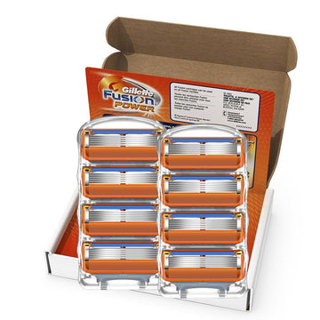 Fusion Power Men's Razor Blade Refills by Gillette – 8 Count (Pack of 1), Model 47400510876