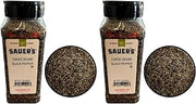 Sauer's Coarse Ground Black Pepper | 1 Pound Canister | Foodservice (Pack of 2)