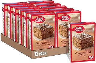 Betty Crocker Gingerbread Cake and Cookie Mix, 14.5 oz, 12 Pack