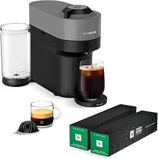 Nespresso Vertuo Pop+ by Breville, Dark Grey + Vertuo Line Samra Origins Togetherness Blend Coffee