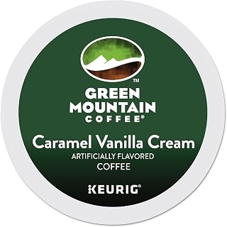 Green Mountain Coffee Roasters 6700CT Caramel Vanilla Cream Coffee K-Cups, 96/carton