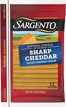 Sharp Cheddar Sliced Cheese, 11 slices