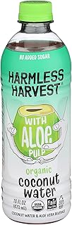 Harmless Harvest Organic Coconut Water with Aloe, 16 FZ