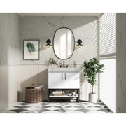 Caroline Bathroom Vanity White by Lighting Design – Wood, White, Model VF29230WH