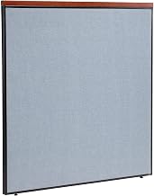 Global Industrial Office Partition Panel, Blue, 60.25" W x 61.5" H, 1 Piece, Designed for Office Space Efficiency and Workplace Productivity