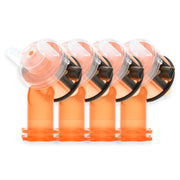 Accuspray Atomizing Head by 3M – 4 Count (Pack of 1), Plastic, Orange, Model 16612