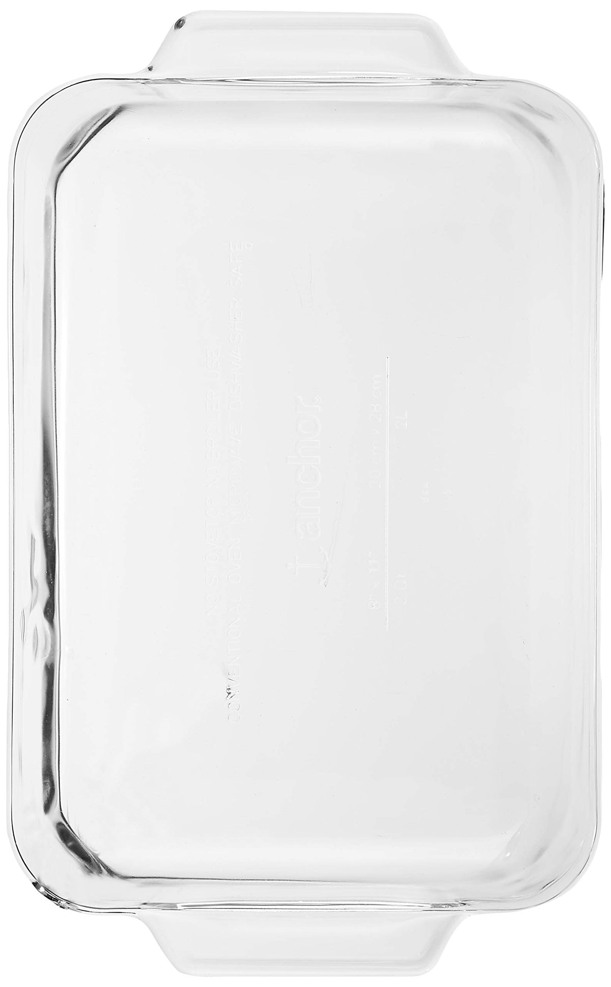 Oven Basics Glass Baking Dish by Anchor Hocking – 2.0 L, 2.0 liters, Glass, Multicolor, Model 81936OBL11