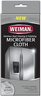 Weiman 1Ct Stainless Steel Microfiber Cloth 2-Pack
