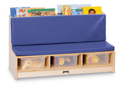 Literacy Couch by Jonti-Craft – Standard, Wood, Blue, Model 37460JC