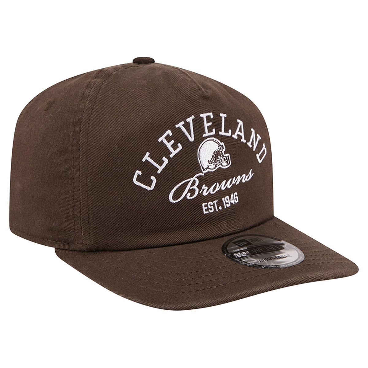 Men's Brown Cleveland Browns Stacked 19TWENTY Adjustable Hat by New Era – Cotton, Cleveland Browns, Brown, Model Nfl F26 Stacked 19twenty