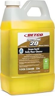 Betco Green Earth® Daily Floor Cleaner, 76 Oz Bottle, Yellow, Case Of 4